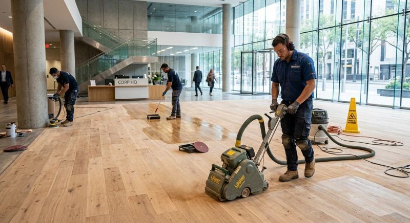Our team working on Flooring Service projects in Colorado Springs, CO