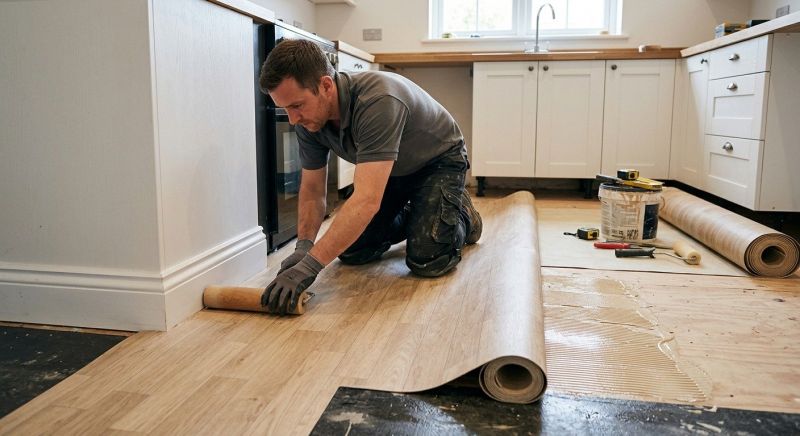 Sheet Linoleum Installation in Larkspur, CO
