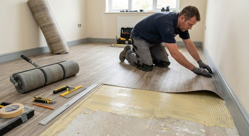 Sheet Linoleum Installation in Larkspur, CO